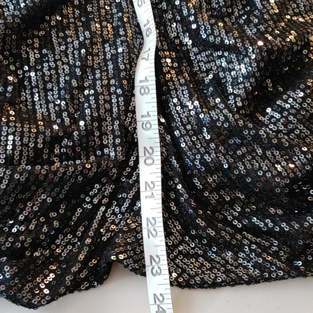 🆕NWT Ruched Sequin Bodycon Mini Dress - Picture 12 of 13